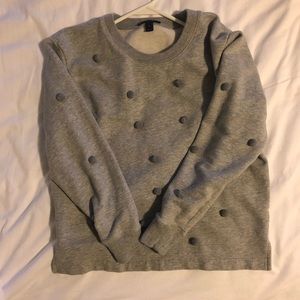 j crew Pom Pom sweater